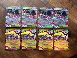 8 Pokemon Cards Mega Evolutions Mega Mawile ex 094/132 Mega Manetric ex 050/132 - Image 1