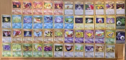 Japanese Pokemon Team Rocket 46 Card Lot, Near Mint, Uncommon Common Trainers - Image 2