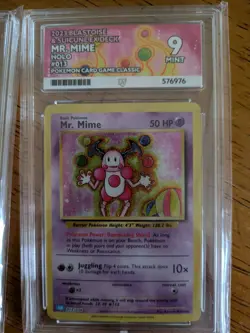 Pokemon TCG Graded Card Bundle Pikachu Mr Mime Squirtle Espeon & Deoxy's - Image 4