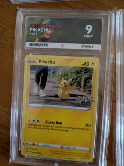 Pokemon TCG Graded Card Bundle Pikachu Mr Mime Squirtle Espeon & Deoxy's - Image 5