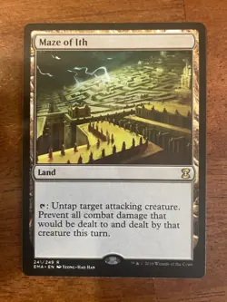Maze of Ith Eternal Masters NM Land Rare MAGIC MTG CARD - Image 1