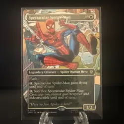 Spectacular Spider-Man (Borderless) Marvel's Spider-Man Regular MTG NM 0014 - Image 1
