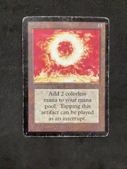 Magic the Gathering - Sol Ring - Beta - HP - 1993 - Image 1