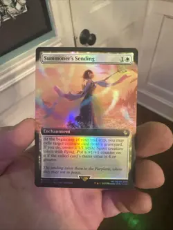 Summoners's Sending (Extended Art) (Foil) MTG Final Fantasy R Commander FIC 109 - Image 1