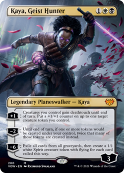 Kaya, Geist Hunter - Borderless - Innistrad: Crimson Vow #280 MTG Magic The Gath - Image 1