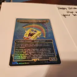 Rainbow Foil SpongeBob SquarePants - Jodah, the Unifier - Secret Lair Drop MTG - Image 2