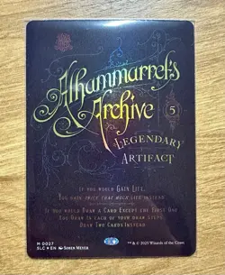 Magic the Gathering Secret Lair Encyclopedia Of Magic FOIL Alhammarret’s Archive - Image 1