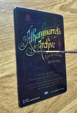 Magic the Gathering Secret Lair Encyclopedia Of Magic FOIL Alhammarret’s Archive - Image 2