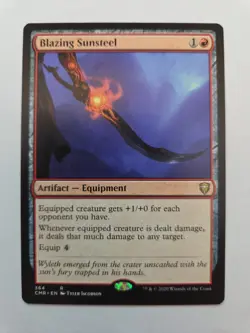 Blazing Sunsteel Commander Legends Regular - Image 1