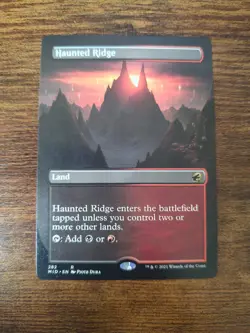 Haunted Ridge (Borderless) Innistrad: Midnight Hunt Regular - Image 1