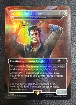 Ash, Destined Survivor - Puresteel Paladin Secret Lair Drop Foil MTG NM Magic - Image 1