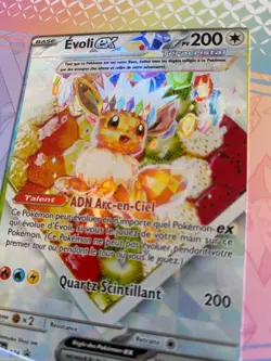 🇫🇷 Carte POKEMON evoli ex PV 200 174 promo EV8.5 evolutions prismatiques FR - Image 4