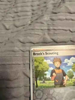 Pokemon TCG Supporter Brock’s Scouting 146/159 Reverse Holo Journey Together NM - Image 2