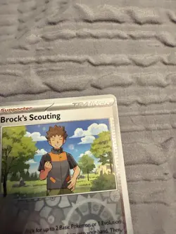 Pokemon TCG Supporter Brock’s Scouting 146/159 Reverse Holo Journey Together NM - Image 3