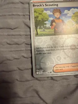 Pokemon TCG Supporter Brock’s Scouting 146/159 Reverse Holo Journey Together NM - Image 4
