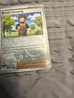 Pokemon TCG Supporter Brock’s Scouting 146/159 Reverse Holo Journey Together NM - Image 5