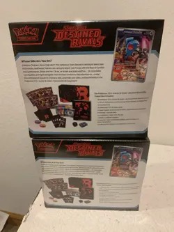 POKEMON TCG DESTINED RIVALS ELITE TRAINER BOX LOT(2) FACTORY SEALED - Image 2