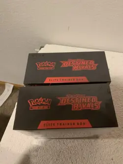 POKEMON TCG DESTINED RIVALS ELITE TRAINER BOX LOT(2) FACTORY SEALED - Image 4