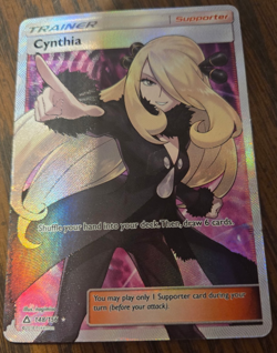 Cynthia 148/156 Full Art Ultra Prism Ultra Rare Pokemon TCG - Image 1