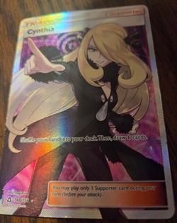 Cynthia 148/156 Full Art Ultra Prism Ultra Rare Pokemon TCG - Image 4