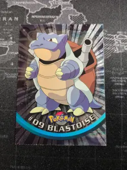 1998 Topps Chrome Holo Pokemon TV Series 1 Blastoise #9 - Image 1