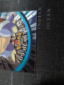 1998 Topps Chrome Holo Pokemon TV Series 1 Blastoise #9 - Image 2