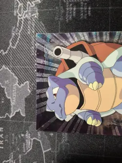 1998 Topps Chrome Holo Pokemon TV Series 1 Blastoise #9 - Image 3