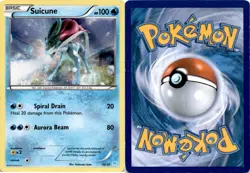 2016 Pokemon, XY Trainer Kit: Suicune, #30/30 Suicune, Holo - Image 1
