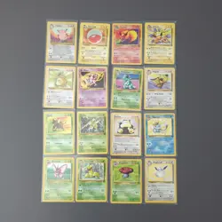 Pokemon Jungle Complete Set Of Non Holo Rares 17-32 - Image 1