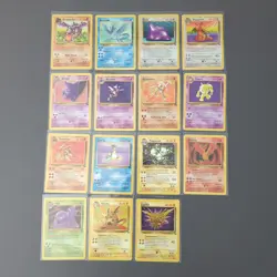 Pokemon Fossil Complete Set Of Non Holo Rares 16-30 - Image 1