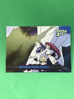 Topps Pokemon the Movie 2000 #55 Farewell Team Rocket... Holo Foil VTG - Image 1
