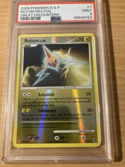 PSA 9 rotom reverse great encounters DP 2008 Pokemon - Image 1