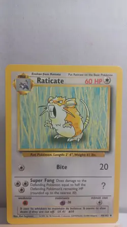 Raticate [LP] - Pokemon TCG Base Set 40/102 [Uncommon] - Image 1