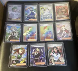Pokemon TCG Trainer Lot (11) Full Art Near Mint - Image 1