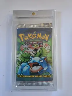 Heavy Base Set WOTC Pokemon Sealed Booster Pack Venesaur Art 21.14 - Image 3