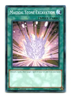 Magical Stone Excavation - LEHD-ENA24 1st Edition - YuGiOh-LP - Image 1