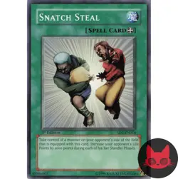 Yugioh Snatch Steal SD3-EN014 Common 1st Edition NM - Image 1