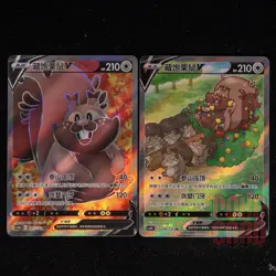 2Pcs Set | Greedent V SR CS4bC-148/132 Pokemon Card Chinese #2 - Image 1