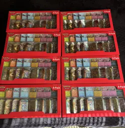 Pokemon TCG Prismatic Evolutions Box 8 Mini Tins Promo Cards Costco - Lot of 8! - Image 2