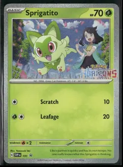 SV: Scarlet & Violet Promo Cards #191 Sprigatito - Image 1