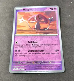 Pokemon Surging Sparks Mesprit Reverse Holo Common Card 079/191 NM - Image 1