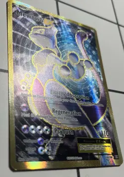 Pokemon Mewtwo EX XY Evolutions Full Art Holo Card 103/108 gold Ultra Rare NM OG - Image 2
