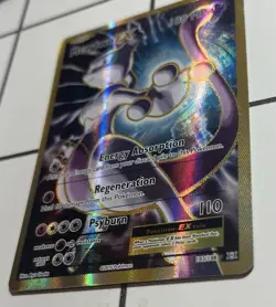 Pokemon Mewtwo EX XY Evolutions Full Art Holo Card 103/108 gold Ultra Rare NM OG - Image 3