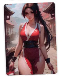 DUAL Mai Shiranui (King of Fighters) Lewd Hentai Anime Waifu Card ACG NSFW - Image 2