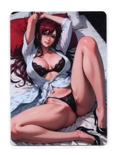 DUAL Erza Scarlet (Fairy Tail) Lewd Hentai Anime Waifu Card ACG NSFW - Image 2