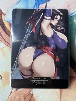 Psylocke Marvel Rivals Marvel Comics hentai Anime Doujin Waifu Custom Card - Image 1
