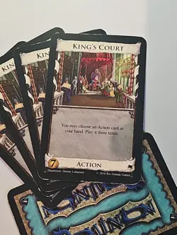 Dominion Replacement Cards - 5 "King's Court" Cards Rio Grande Games - Image 2
