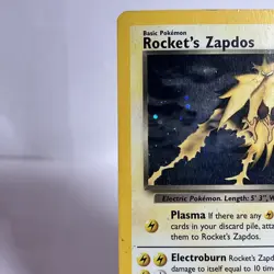 Rockets Zapdos Gym Challenge Holo Card 15/132 Pokemon TCG Vintage - Image 2