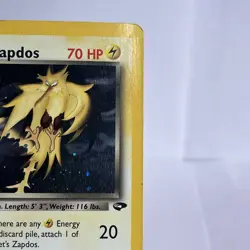 Rockets Zapdos Gym Challenge Holo Card 15/132 Pokemon TCG Vintage - Image 3