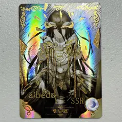 NS-5M01-067 Albedo SSR • Goddess Story / Overlord Anime Card (Waifu) - Image 5